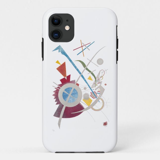 Capa Para iPhone 11 Violet(1923) Wasily Kandinsky (Verso)