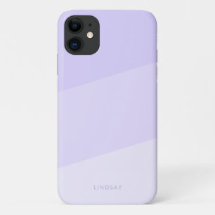 Capa Para iPhone 11 Violeta geométrica mínima moderna