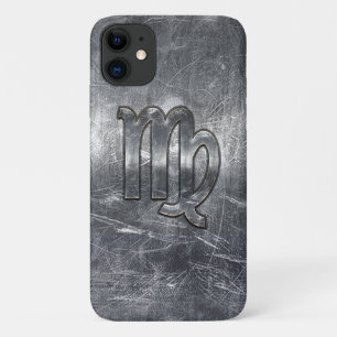 Capa Para iPhone 11 Virgo - Sinal Zodíaco em Decoração Grunge