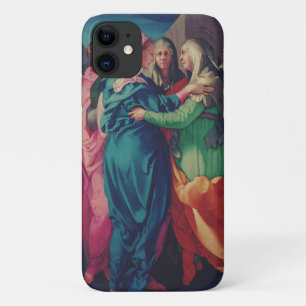 Capa Para iPhone 11 Visitação de Virgem por Pontormo
