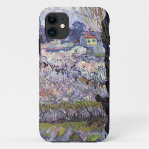 Capa Para iPhone 11 Vista de Arles Jardim Florido de Van Gogh