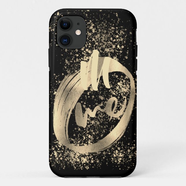 Capa Para iPhone 11 Vista de Férias Douradas (Verso)