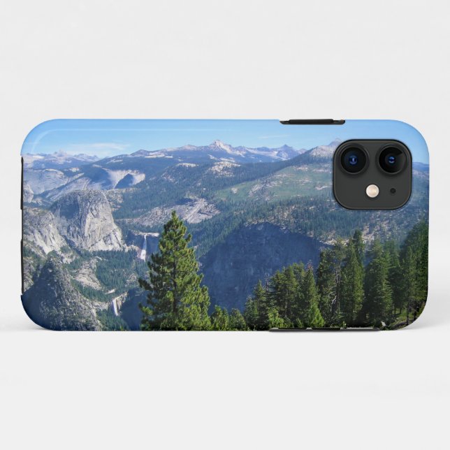 Capa Para iPhone 11 Vista do Glacier Point, Yosemite, CA (Verso (horizontal))