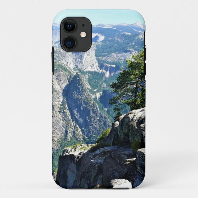 Capa Para iPhone 11 Vista do Glacier Point, Yosemite, CA (Verso)