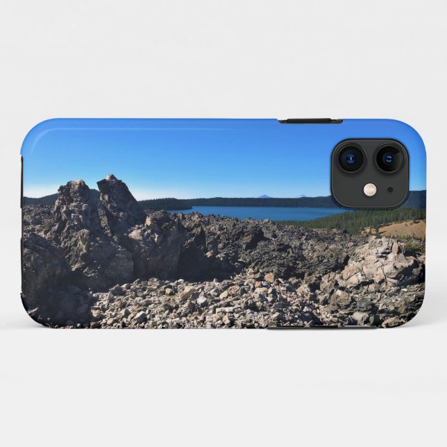 Capa Para iPhone 11 Vista do Lago Paulina, OR (Verso (horizontal))