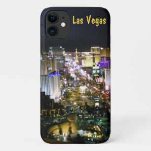 Capa Para iPhone 11 Vista Noturna de Las Vegas Strip