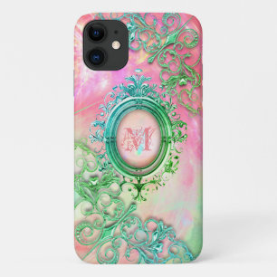 Capa Para iPhone 11 Vítima-pomal-de-filigre-rosa elegante