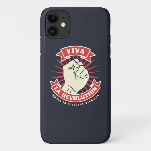 Capa Para iPhone 11 Viva a revolução (Verso)