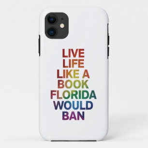 Capa Para iPhone 11 Viva Como um Livro que a Flórida Proibiria Present
