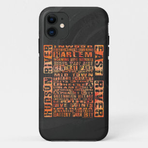 Capa Para iPhone 11 Vizinhanças de NYC alaranjadas