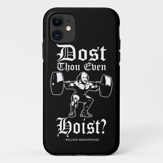Capa Para iPhone 11 Você Até Grita? - Engraçado Novelty Shakespeare (Verso)