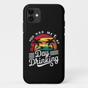 Capa Para iPhone 11 Você Me Conquistou no Dia de Bebida Funny Retro Pr