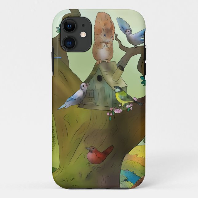 Capa Para iPhone 11 Vogelhaushandy Case-Mate iPhone Hülle (Verso)