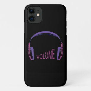 Capa Para iPhone 11 Volume de fones de ouvido