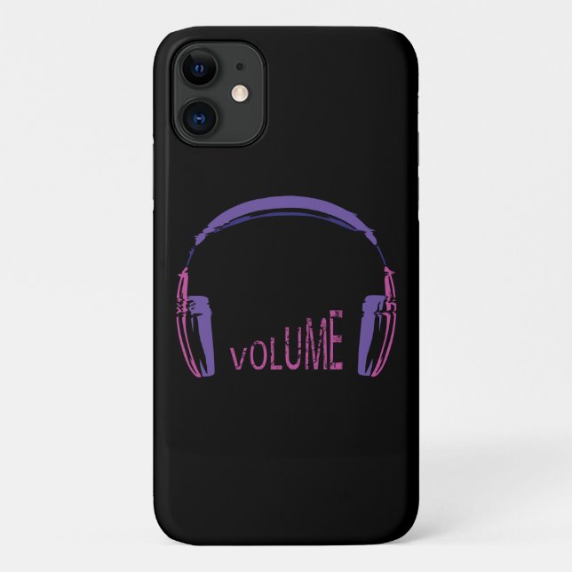 Capa Para iPhone 11 Volume do fone de ouvido aumentado (Verso)