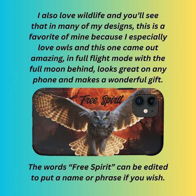 Capa Para iPhone 11 Voo noturno (Criador carregado)