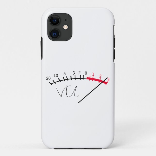 Capa Para iPhone 11 VU Meter Sound Level Studio (Verso)