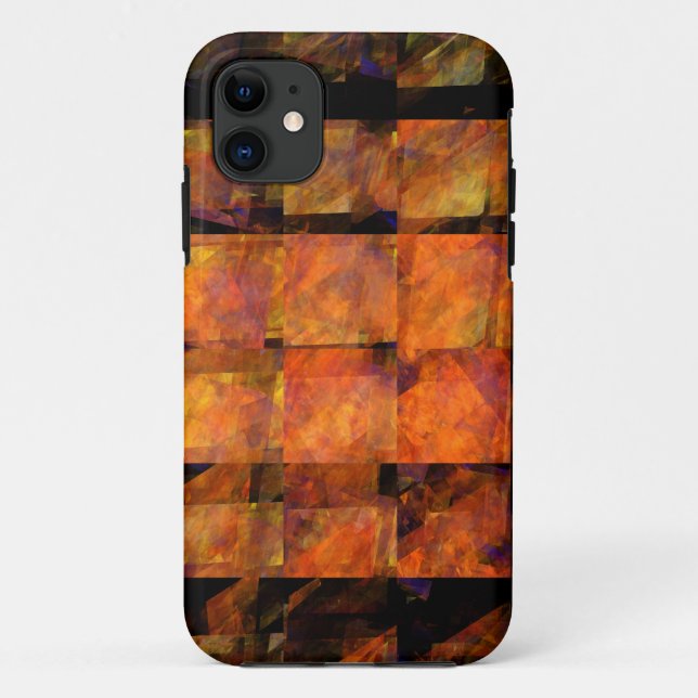 Capa Para iPhone 11 Wall Abstrato Art (Verso)