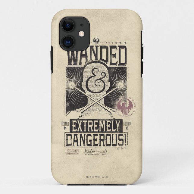 Capa Para iPhone 11 Wanded e Extremamente Perigosa Poster para Desejo  (Verso)