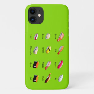 Capa Para iPhone 11 Wasabi sushi comida japonesa