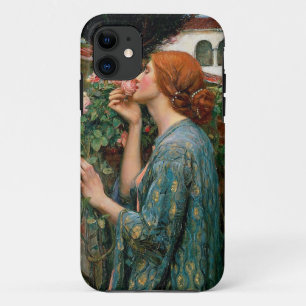 Capa Para iPhone 11 Waterhouse a alma do exemplo do iPhone 5 do rosa