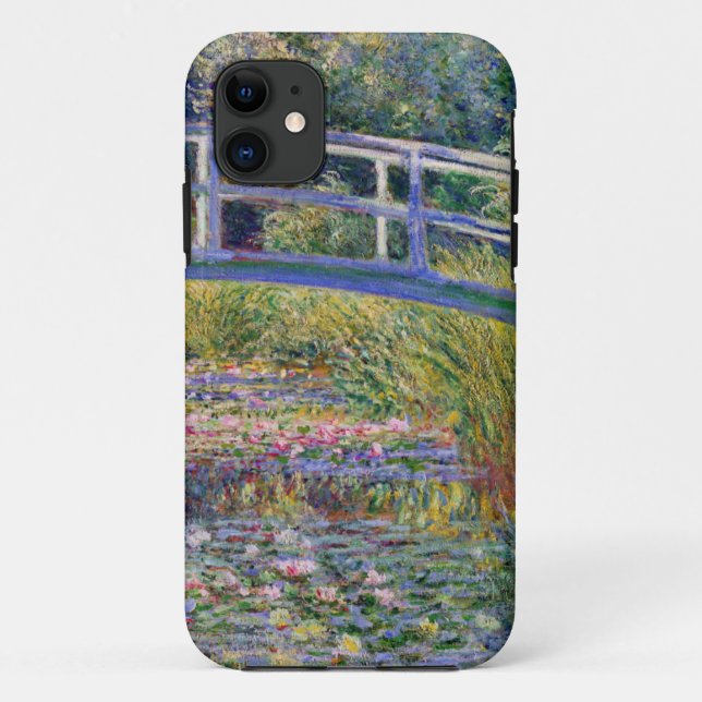 Capa Para iPhone 11 Waterlilies por Monet (Verso)