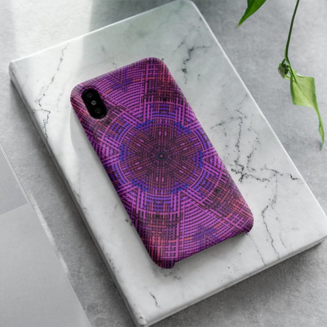 Capa Para iPhone 11 Weave Mandala Pink Purple and Blue (Criador carregado)