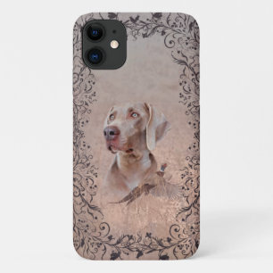 Capa Para iPhone 11 Weimaraner Poster Canvas Imprimir Tapeçaria Acríni