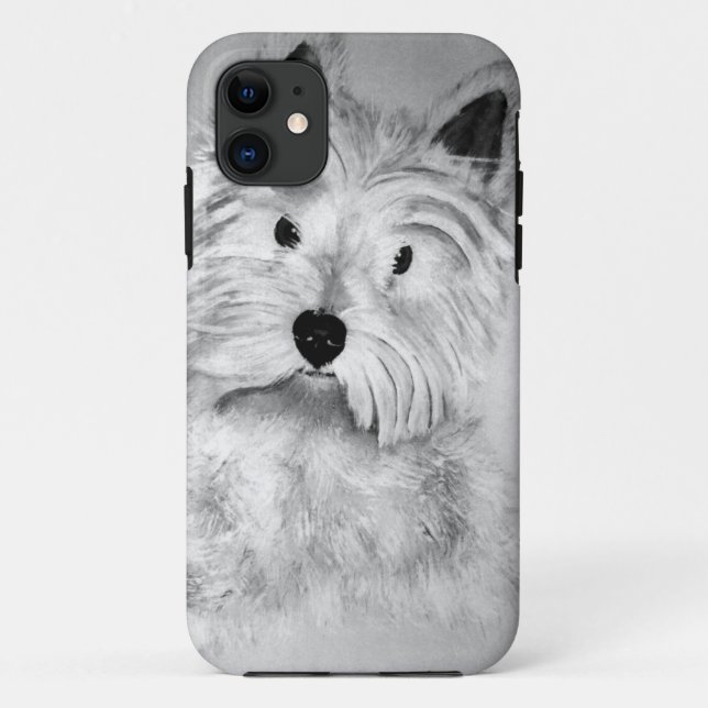Capa Para iPhone 11 West Highland White Terrier (Verso)
