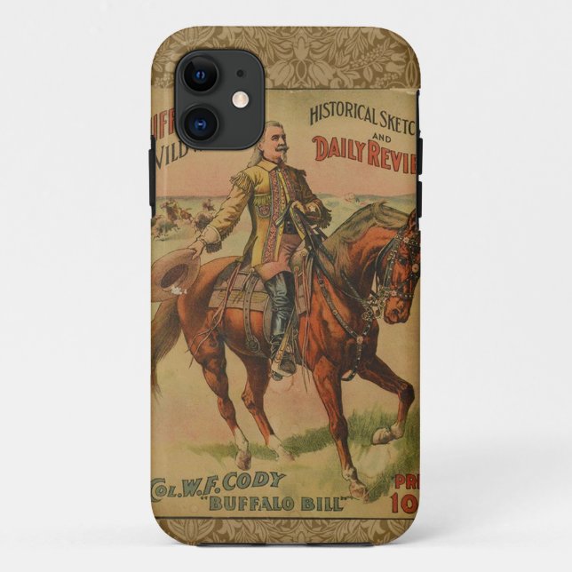 Capa Para iPhone 11 Western Buffalo Bill Wild West (Verso)
