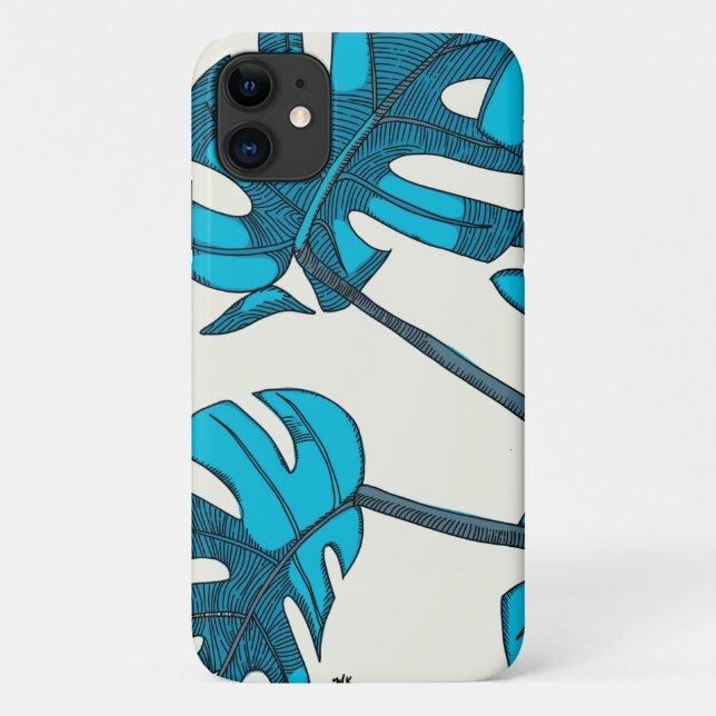 Capa Para iPhone 11 Whimsical, design natural (Verso)