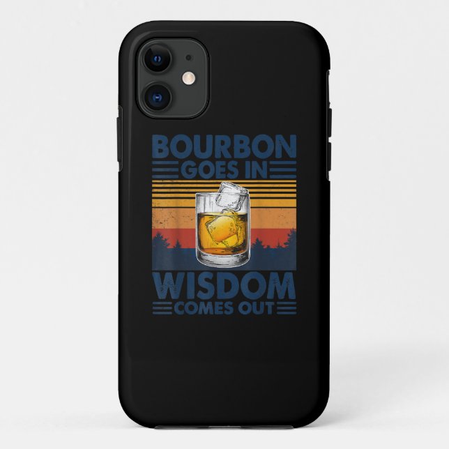 Capa Para iPhone 11 Whiskey Bourbon sai na sabedoria (Verso)