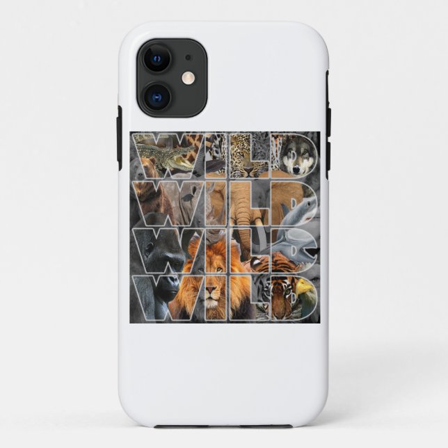 CAPA PARA iPhone 11 WILD ANIMALS 2 (Verso)