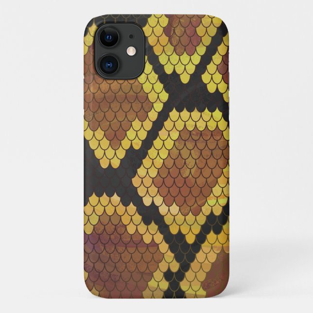 Capa Para iPhone 11 Wild Snakeskin Pattern (Verso)