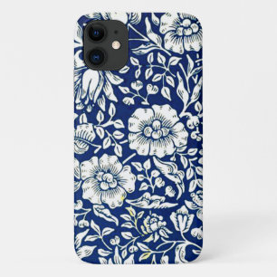 Capa Para iPhone 11 William Morris - Blue Mallow, padrão de colheita