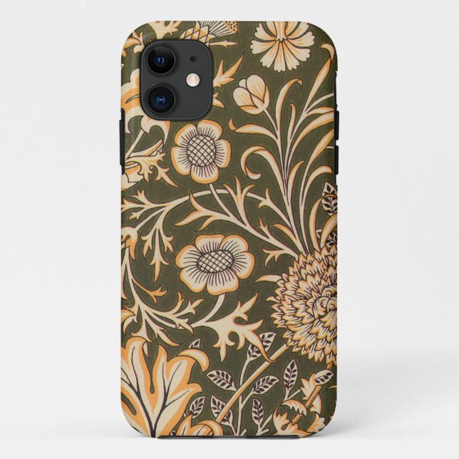 Capa Para iPhone 11 William Morris Cherwell Wallpaper Pattern (Verso)