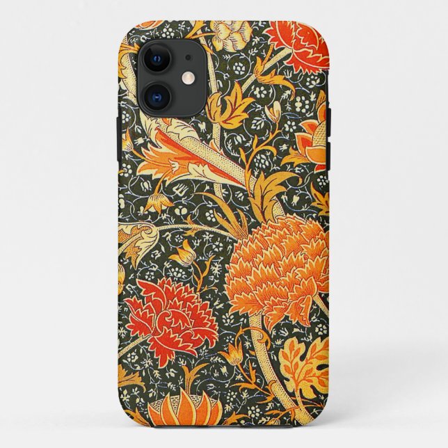 Capa Para iPhone 11 William Morris Cray Wallpaper Pattern (Verso)