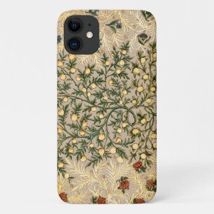 Capa Para iPhone 11 William Morris Floral Jardim de Frutas Flor Clássi