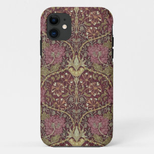 Capa Para iPhone 11 William Morris, Honeysuckle, floral. padrão, arte
