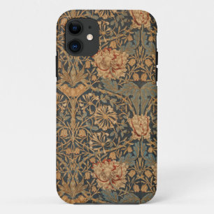 Capa Para iPhone 11 William Morris Honeysuckle Rich Wallpaper