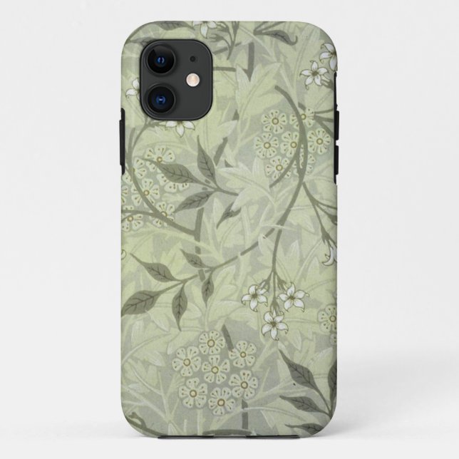 Capa Para iPhone 11 William Morris Jasmine Botanical (Verso)
