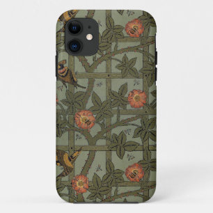 Capa Para iPhone 11 William Morris Trellis Wallpaper Art