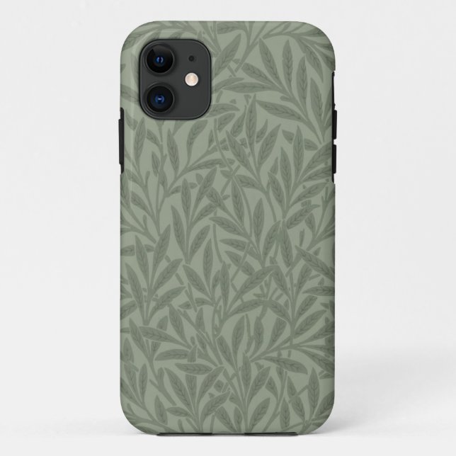 Capa Para iPhone 11 William Morris Willow Flower Classic (Verso)