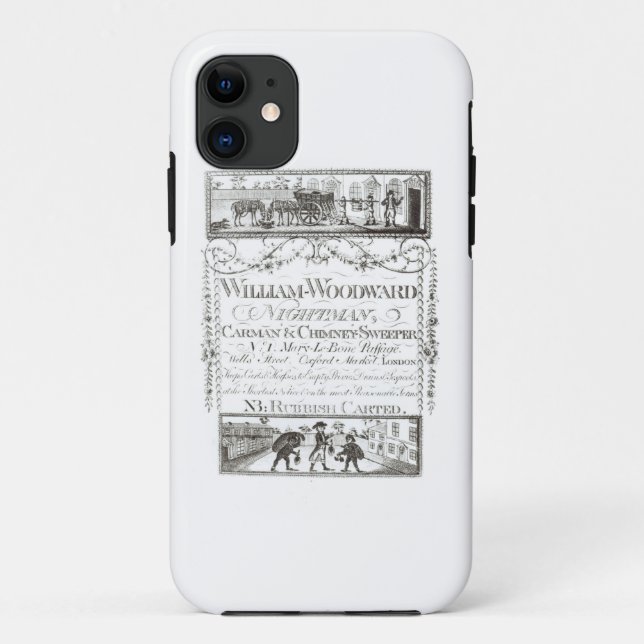 Capa Para iPhone 11 William Woodward, Nightman, Carman e chaminé Swe (Verso)
