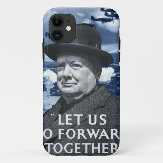 Capa Para iPhone 11 Winston Churchill (Verso)