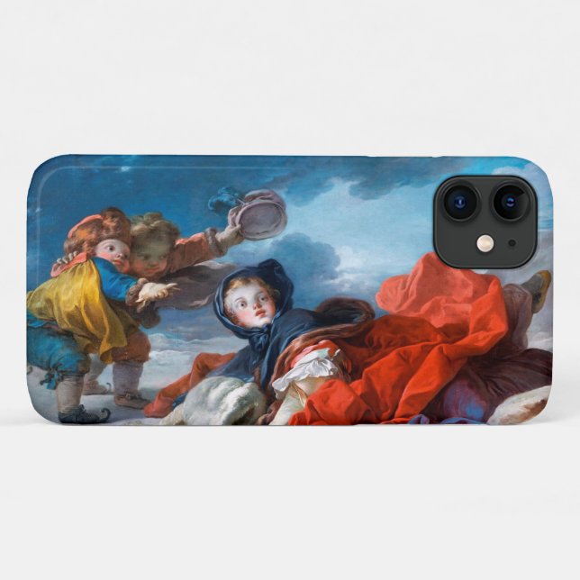 Capa Para iPhone 11 Winter, Fragonard (Verso (horizontal))