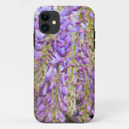 Capa Para iPhone 11 Wisteria Purple Floral Flor Tree Violet