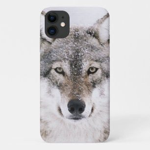 Capa Para iPhone 11 Wolf Portrait