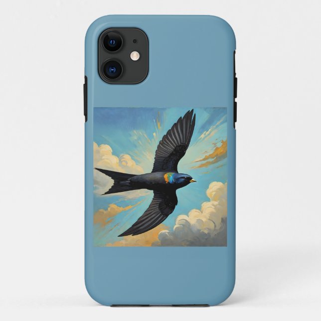 Capa Para iPhone 11 Wood Wall Art (Verso)