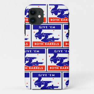 Capa Para iPhone 11 WWII dá-lhes os dois barris
